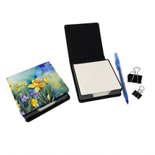 Load image into Gallery viewer, Daffodils in Watercolor PU Leather Note Paper Holder