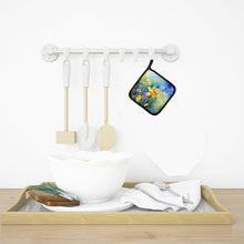 Load image into Gallery viewer, Daffodils in Watercolor Pot Holders - Set of 2 Decorative Kitchen Helpers | Made in the USA