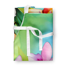 Load image into Gallery viewer, Orchids in Watercolor Apron – Artist-Designed Kitchen, BBQ &amp; Craft Apron