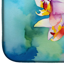 Load image into Gallery viewer, Orchids in Watercolor Dish Drying Mat
