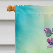 Load image into Gallery viewer, Orchids in Watercolor House Flag
