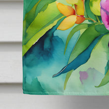 Load image into Gallery viewer, Orchids in Watercolor House Flag