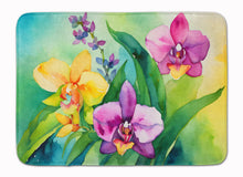 Load image into Gallery viewer, Orchids in Watercolor Memory Foam Kitchen Mat