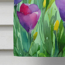 Load image into Gallery viewer, Freesias in Watercolor House Flag