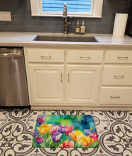 Load image into Gallery viewer, Freesias in Watercolor Memory Foam Kitchen Mat