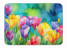 Load image into Gallery viewer, Freesias in Watercolor Memory Foam Kitchen Mat