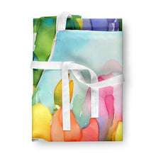 Load image into Gallery viewer, Freesias in Watercolor Apron – Artist-Designed Kitchen, BBQ &amp; Craft Apron