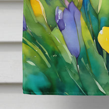 Load image into Gallery viewer, Freesias in Watercolor House Flag