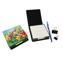 Load image into Gallery viewer, Freesias in Watercolor PU Leather Note Paper Holder
