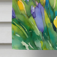 Load image into Gallery viewer, Freesias in Watercolor House Flag