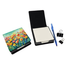 Load image into Gallery viewer, Freesias in Watercolor PU Leather Note Paper Holder