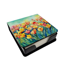 Load image into Gallery viewer, Freesias in Watercolor PU Leather Note Paper Holder