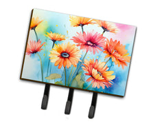 Load image into Gallery viewer, Gerbera Daisies in Watercolor Leash or Key Holder