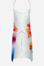 Load image into Gallery viewer, Gerbera Daisies in Watercolor Apron – Artist-Designed Kitchen, BBQ &amp; Craft Apron