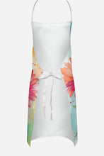 Load image into Gallery viewer, Gerbera Daisies in Watercolor Apron – Artist-Designed Kitchen, BBQ &amp; Craft Apron