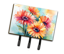 Load image into Gallery viewer, Gerbera Daisies in Watercolor Leash or Key Holder