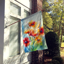 Load image into Gallery viewer, Gerbera Daisies in Watercolor House Flag