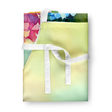 Load image into Gallery viewer, Hydrangeas in Watercolor Apron – Artist-Designed Kitchen, BBQ &amp; Craft Apron