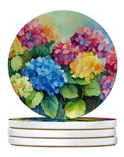 Load image into Gallery viewer, Hydrangeas in Watercolor Large Sandstone Coasters Pack of 4