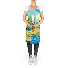 Load image into Gallery viewer, Hydrangeas in Watercolor Apron – Artist-Designed Kitchen, BBQ &amp; Craft Apron