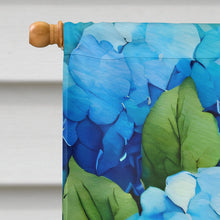 Load image into Gallery viewer, Hydrangeas in Watercolor House Flag