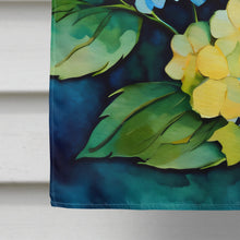 Load image into Gallery viewer, Hydrangeas in Watercolor House Flag