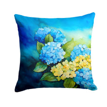 Load image into Gallery viewer, Hydrangeas in Watercolor Throw Pillow