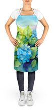 Load image into Gallery viewer, Hydrangeas in Watercolor Apron – Artist-Designed Kitchen, BBQ &amp; Craft Apron