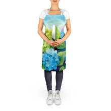 Load image into Gallery viewer, Hydrangeas in Watercolor Apron – Artist-Designed Kitchen, BBQ &amp; Craft Apron