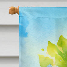 Load image into Gallery viewer, Hydrangeas in Watercolor House Flag