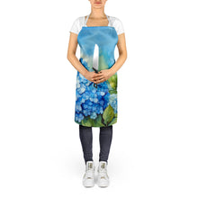 Load image into Gallery viewer, Hydrangeas in Watercolor Apron – Artist-Designed Kitchen, BBQ &amp; Craft Apron