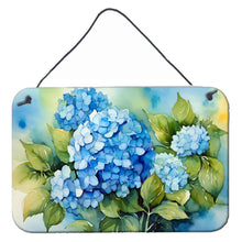 Load image into Gallery viewer, Hydrangeas in Watercolor Wall or Door Hanging Prints