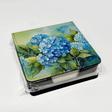 Load image into Gallery viewer, Hydrangeas in Watercolor PU Leather Note Paper Holder