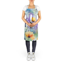 Load image into Gallery viewer, Lavender in Watercolor Apron – Artist-Designed Kitchen, BBQ &amp; Craft Apron