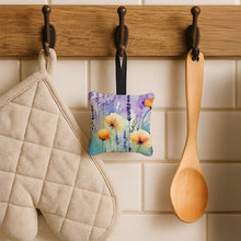 Load image into Gallery viewer, Lavender in Watercolor Hanging Square Fabric Ornament 3.5 × 3.5
