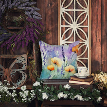 Load image into Gallery viewer, Lavender in Watercolor Throw Pillow
