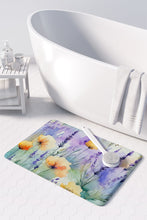 Load image into Gallery viewer, Lavender in Watercolor Memory Foam Kitchen Mat