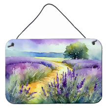 Load image into Gallery viewer, Lavender in Watercolor Wall or Door Hanging Prints