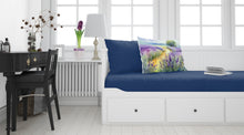 Load image into Gallery viewer, Lavender in Watercolor Fabric Standard Pillowcase – Artistic Decorative Front, White Back