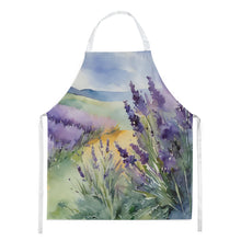 Load image into Gallery viewer, Lavender in Watercolor Apron – Artist-Designed Kitchen, BBQ &amp; Craft Apron