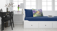 Load image into Gallery viewer, Lavender in Watercolor Fabric Standard Pillowcase – Artistic Decorative Front, White Back