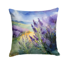 Load image into Gallery viewer, Lavender in Watercolor Throw Pillow