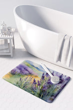 Load image into Gallery viewer, Lavender in Watercolor Memory Foam Kitchen Mat