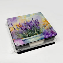 Load image into Gallery viewer, Lavender in Watercolor PU Leather Note Paper Holder