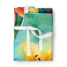 Load image into Gallery viewer, Lilies in Watercolor Apron – Artist-Designed Kitchen, BBQ &amp; Craft Apron