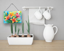 Load image into Gallery viewer, Lilies in Watercolor Wall or Door Hanging Prints