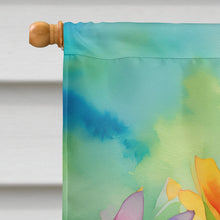 Load image into Gallery viewer, Lilies in Watercolor House Flag