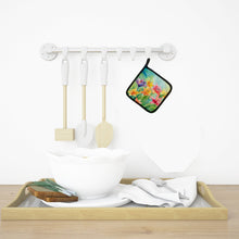 Load image into Gallery viewer, Lilies in Watercolor Pot Holders - Set of 2 Decorative Kitchen Helpers | Made in the USA