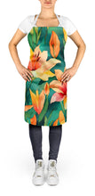 Load image into Gallery viewer, Lilies in Watercolor Apron – Artist-Designed Kitchen, BBQ &amp; Craft Apron