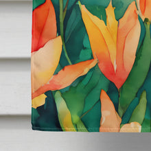 Load image into Gallery viewer, Lilies in Watercolor House Flag